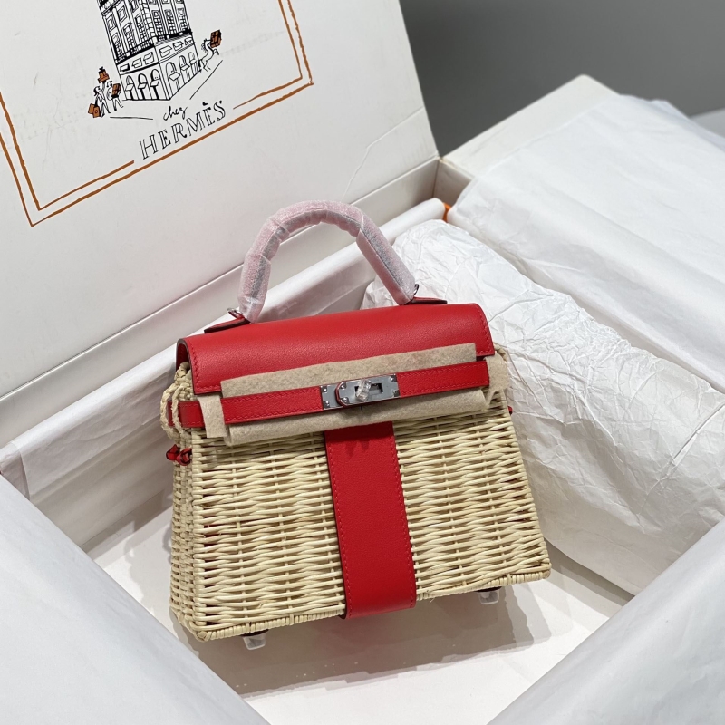 H**mes top handle bags